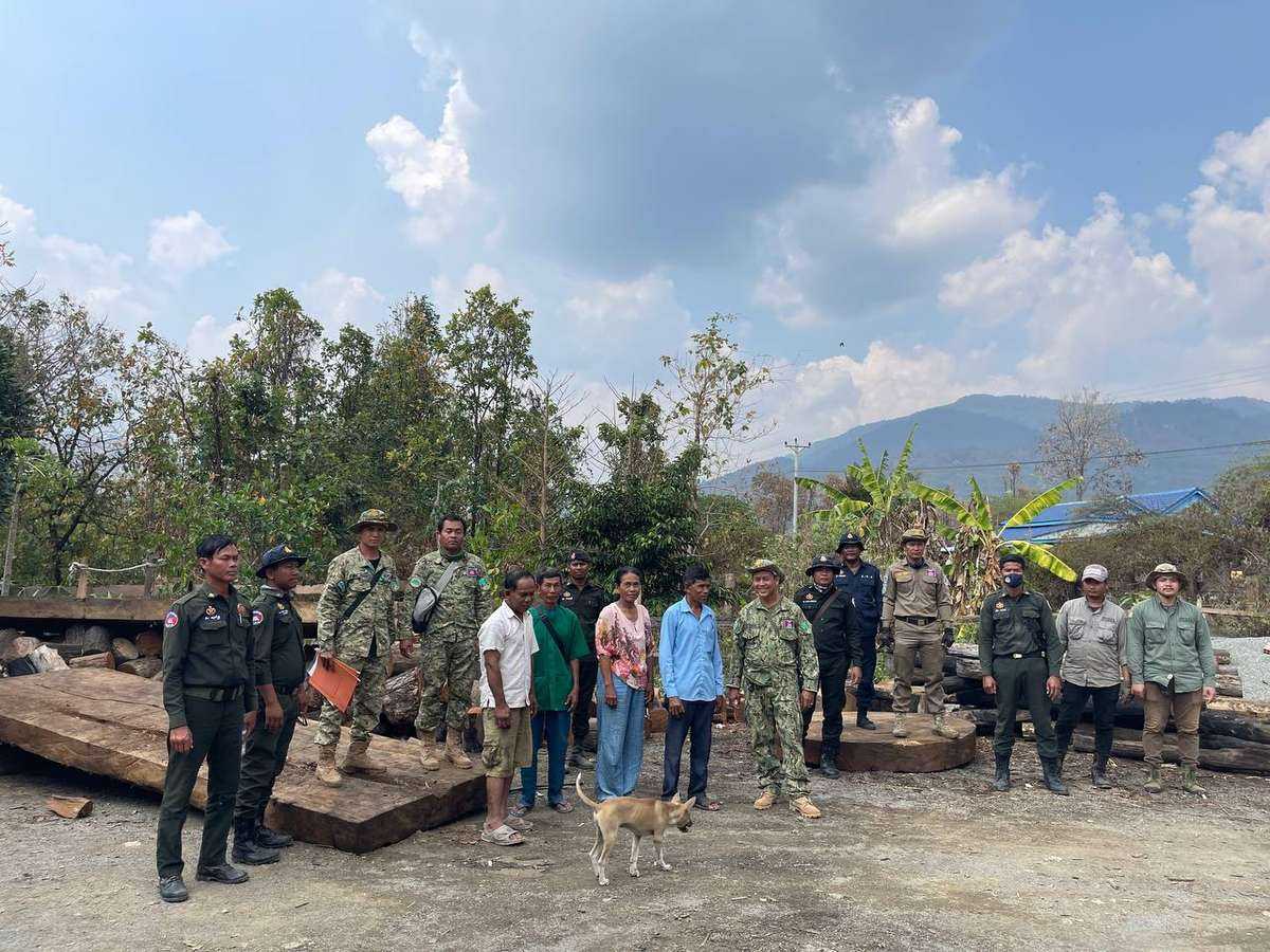 Satellite monitoring of deforestation in Phnom Samkos